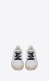  Giày Nam Saint Laurent  Court Classic Sl/39 Sneakers In Perforated Leather 'White' 