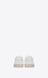  Giày Nam Saint Laurent  Court Classic Sl/39 Sneakers In Perforated Leather 'White' 