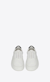  Giày Nam Saint Laurent Venice Sneakers In Canvas 'Off White Et Noir' 
