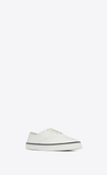  Giày Nam Saint Laurent Tandem Sneakers In Leather 'Blanc Optique' 
