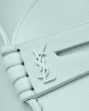  Giày Nữ Saint Laurent Le Loafer Monogram Penny Slippers 'Blue' 