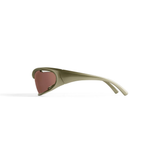  Kính Balenciaga Dynamo Rectangle Sunglasses 'Green' 