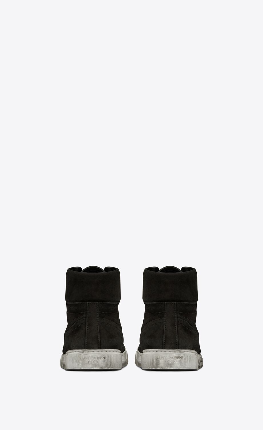  Giày Nam Saint Laurent Joe Sneakers In Suede 'Black' 