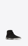  Giày Nam Saint Laurent Joe Sneakers In Suede 'Black' 