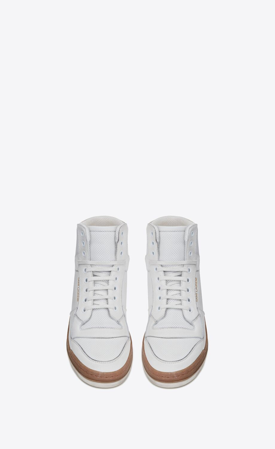  Giày Nam Saint Laurent SL24 Mid Top 'Off White' 