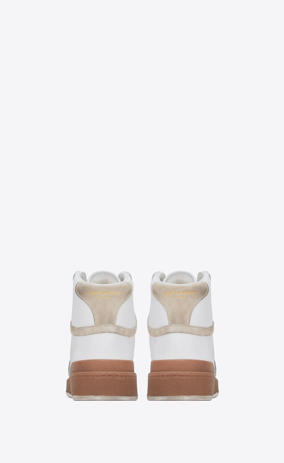  Giày Nam Saint Laurent SL24 Mid Top 'Off White' 