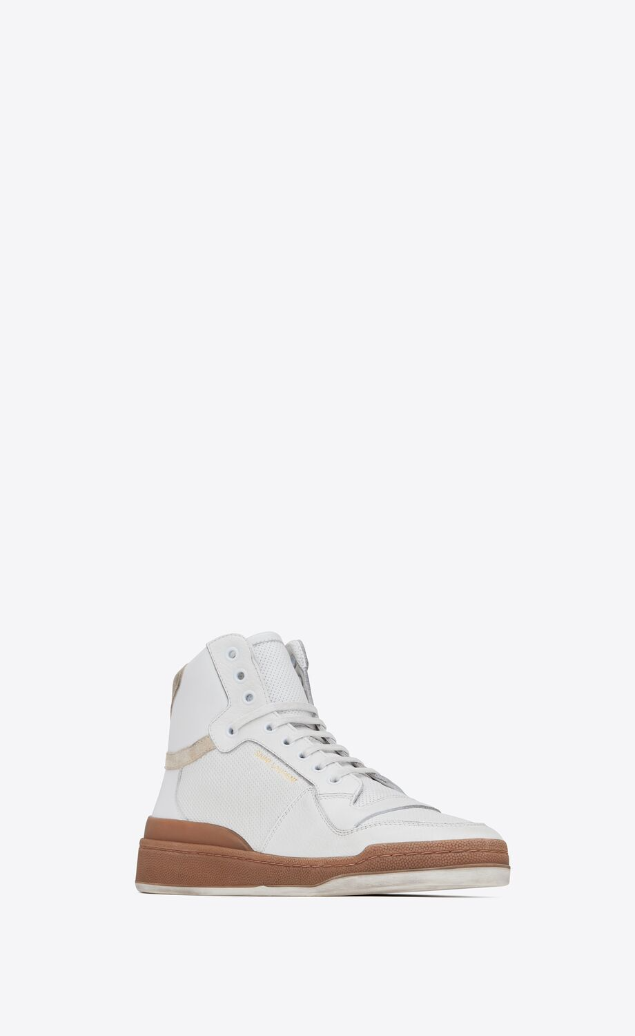  Giày Nam Saint Laurent SL24 Mid Top 'Off White' 