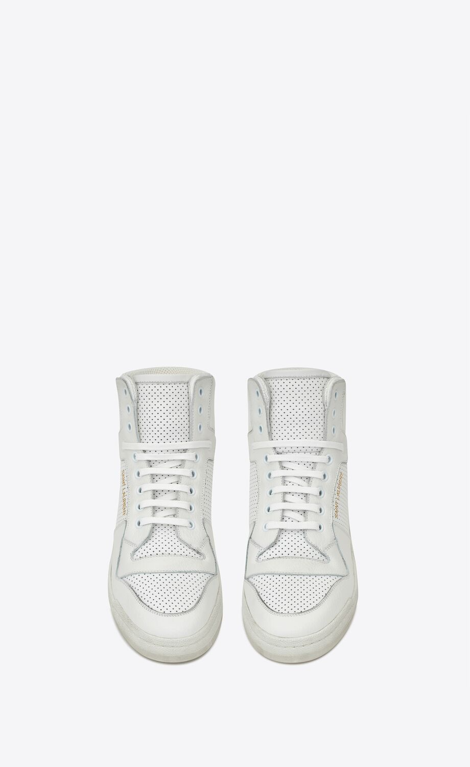  Giày Nam Saint Laurent SL24 Mid Top 'Optic White' 