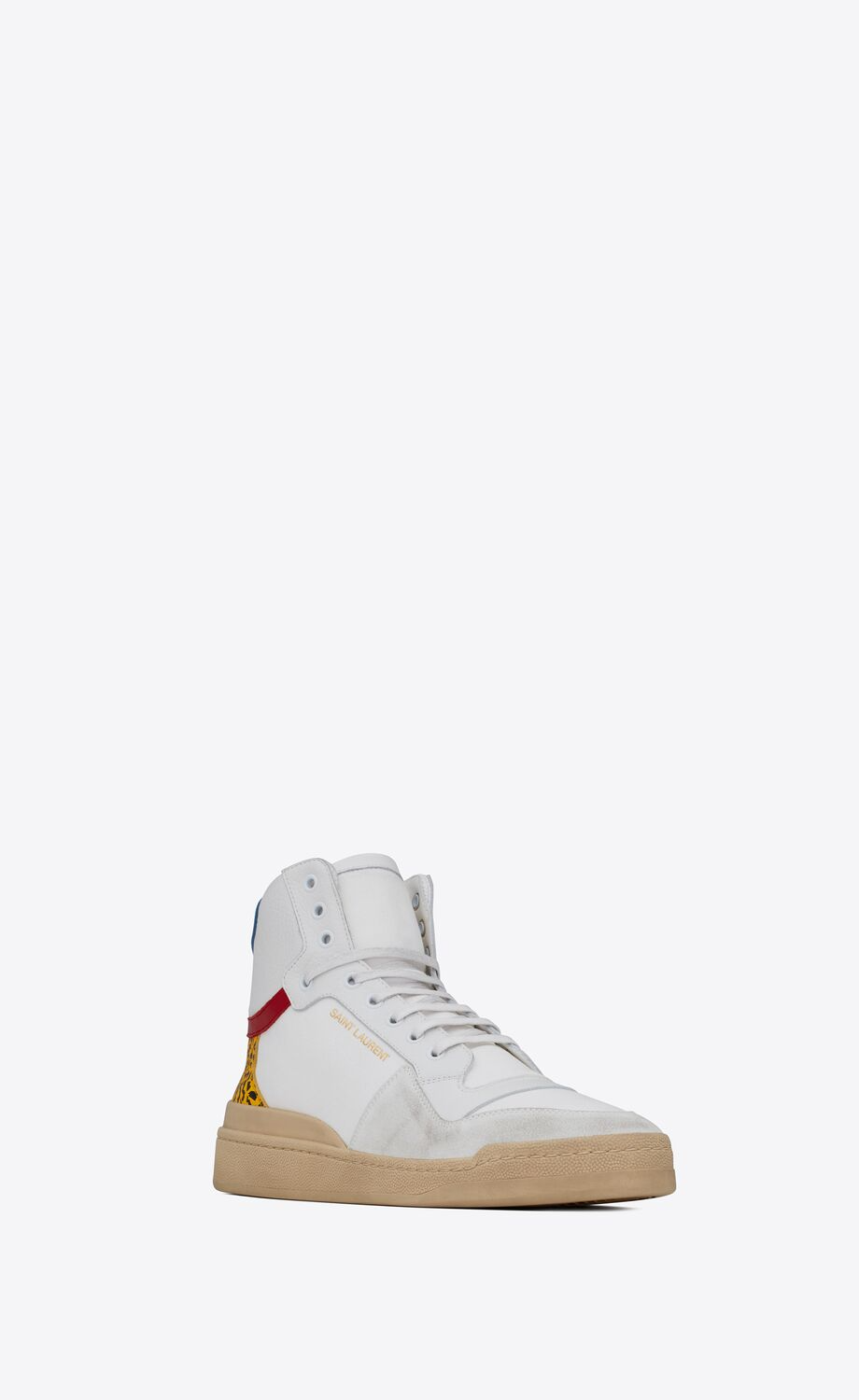  Giày Nam Saint Laurent SL24 Mid Top 'Off White' 