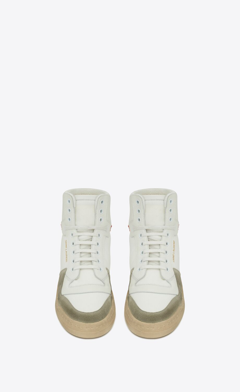  Giày Nam Saint Laurent SL24 Mid Top 'Off White' 