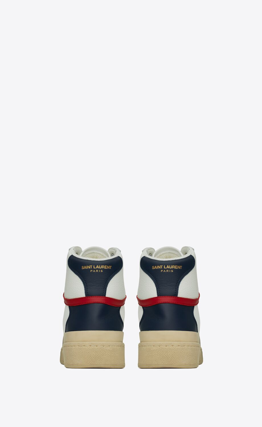  Giày Nam Saint Laurent SL24 Mid Top 'Off White' 