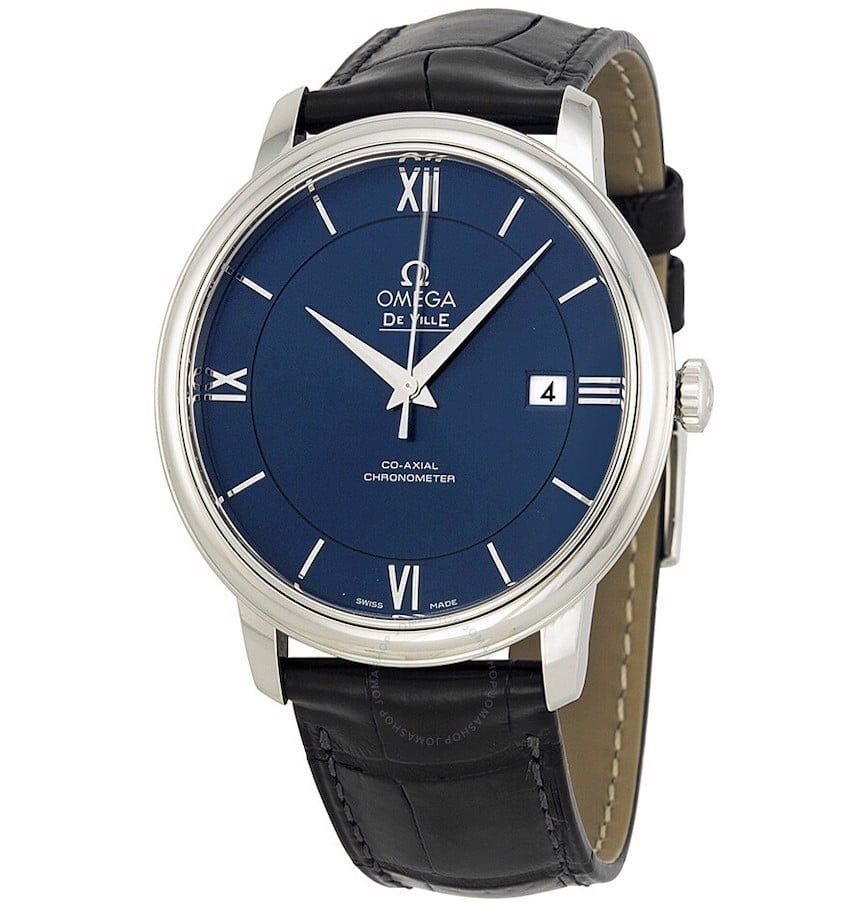  Đồng Hồ Nam OMEGA De Ville Prestige 'Blue Dial' 