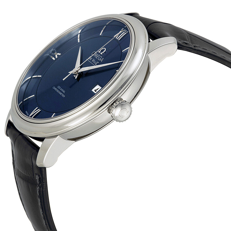  Đồng Hồ Nam OMEGA De Ville Prestige 'Blue Dial' 