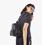  Balo MCM Stark Side Studs Backpack in Visetos 'Black' 