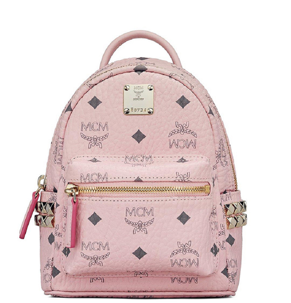  Balo MCM Stark Backpack Visetos 'Pink' 