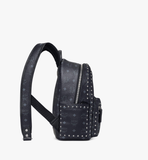  Balo MCM Stark Backpack in Studded Outline Visetos 'Black' 