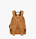 Balo MCM Stark Backpack in Studded Outline Visetos 'Cognac' 