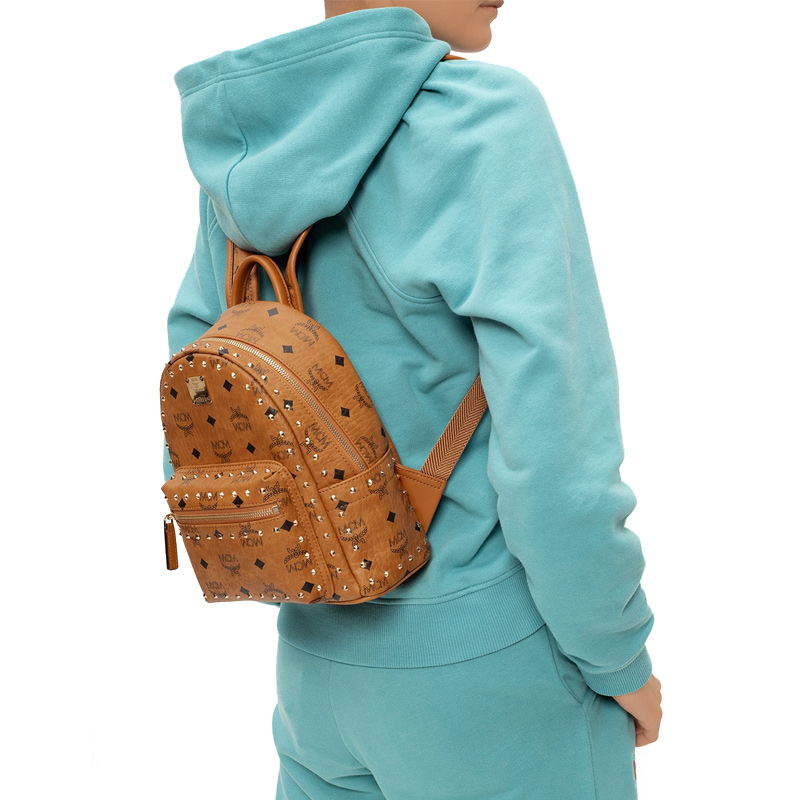 Balo MCM Stark Visetos 'Cognac' MMKAAVE03CO001 – LUXITY Balo Mcm Stark Visetos 'Cognac' Mmkaave03Co001 – Luxity