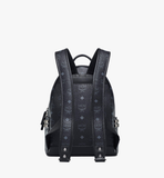  Balo MCM Stark Side Studs Backpack in Visetos 'Black' 