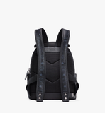  Balo MCM Stark Backpack in Visetos Leather Block 'Black' 