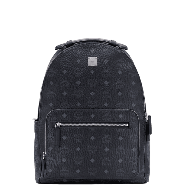  Balo MCM Stark Backpack in Visetos 'Black' 