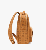  Balo MCM Stark Backpack in Visetos 'Cognac' 