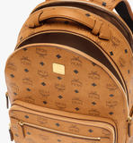  Balo MCM Stark Backpack in Visetos 'Cognac' 