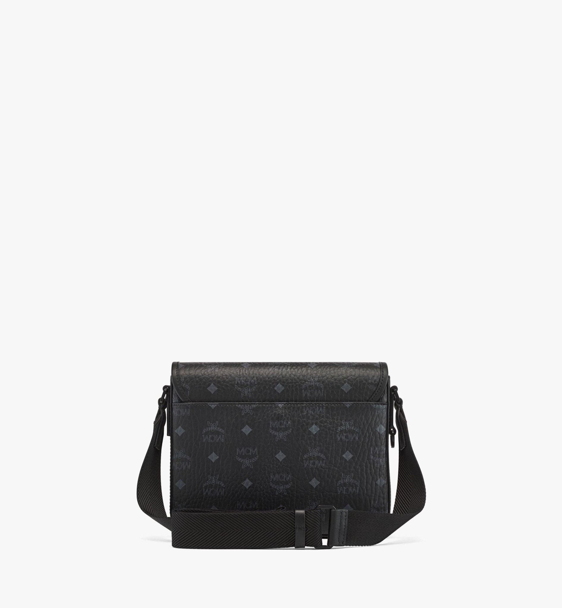 Túi Nam MCM Klassik Messenger Visetos 'Black' MMMCAKK01BK001 LUXITY