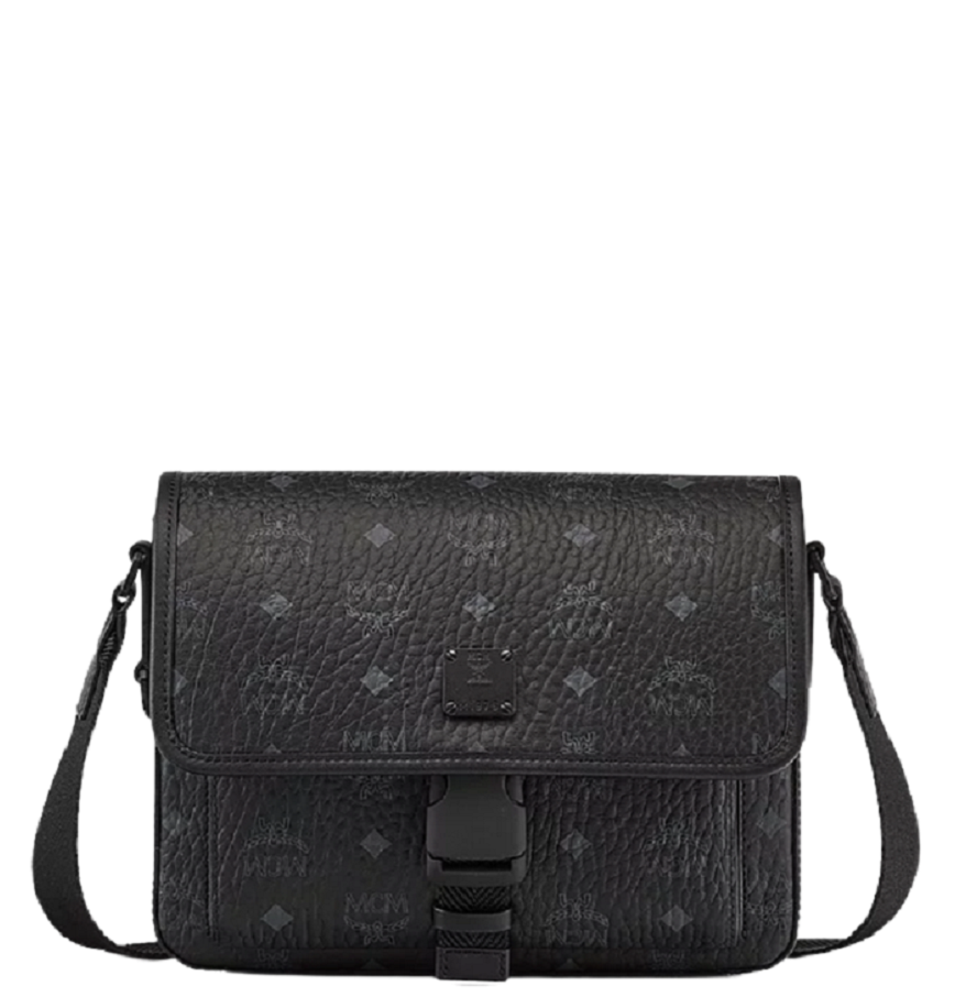 Túi Nam MCM Klassik Messenger Visetos 'Black' MMMCAKK01BK001 LUXITY
