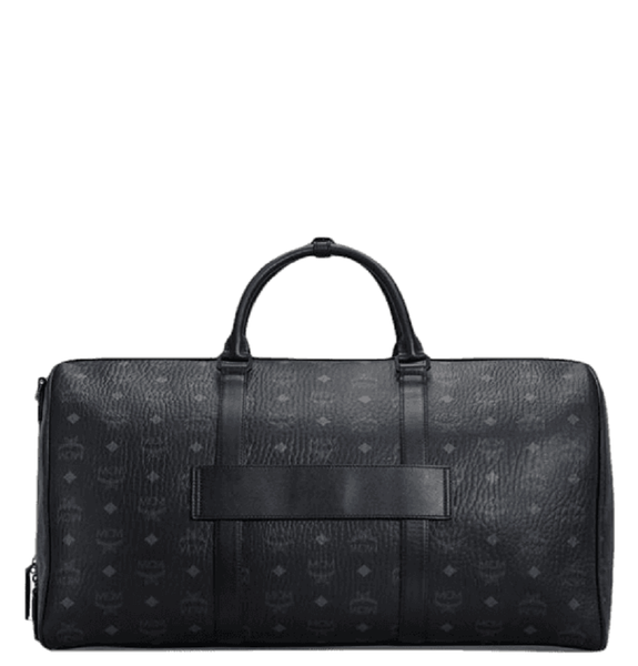  Túi Nam MCM Traveler Weekender Bag in Visetos 'Black' 