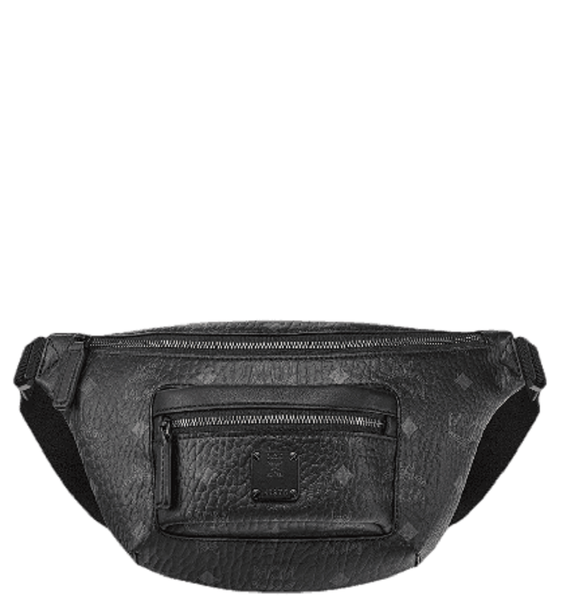  Túi MCM Nam Fursten Belt Bag in Visetos 'Black' 