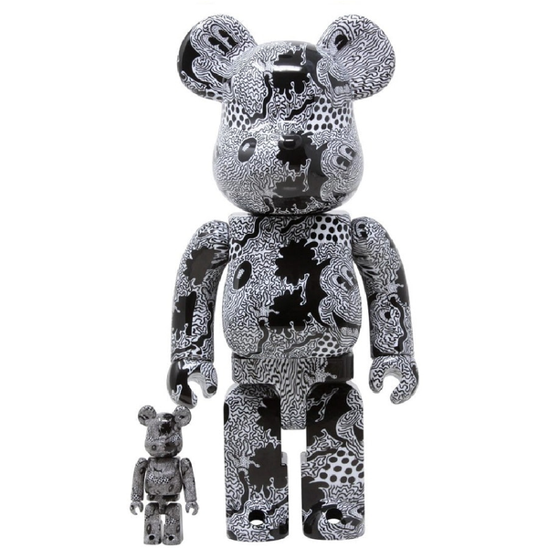  Mô Hình Bearbrick Mickey x Keith Haring 