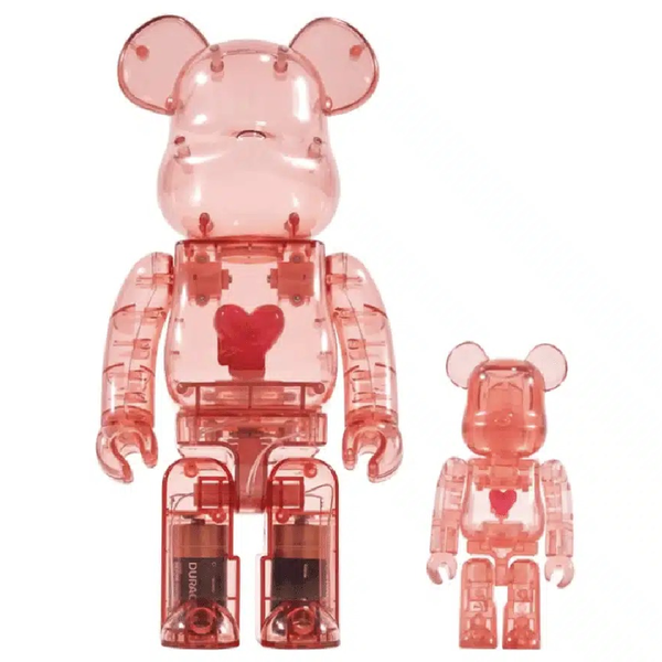  Mô Hình Bearbrick x Emotionally Unavailable Red Heart 