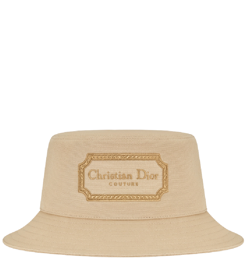 Mũ Nam Dior Christian Dior Couture Bucket Hat Beige 293C906I5641C181