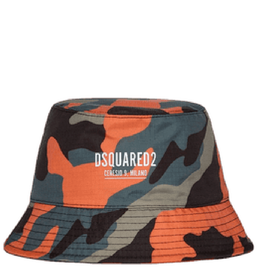 買い大阪新品 Dsquared2 CERESIO 9 BUCKET HAT Lサイズ 帽子