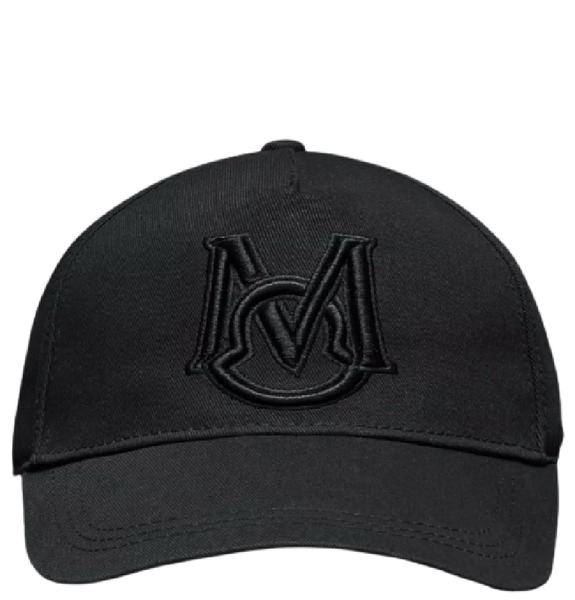  Mũ Nam Moncler Gabardine Baseball Cap 'Black' 