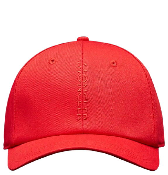  Mũ Nam Moncler Gabardine Baseball Cap 'Red' 
