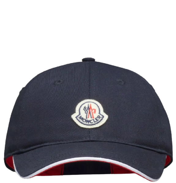  Mũ Nam Moncler Logo Baseball Cap 'Night Blue' 