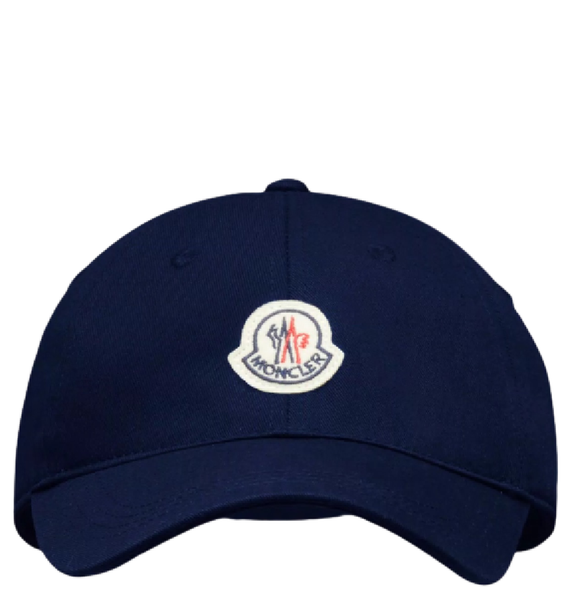  Mũ Nam Moncler  Logo Baseball Cap 'Night Blue' 