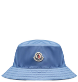 Mũ Nam Moncler Logo Bucket Hat 'Cobalt Blue' 