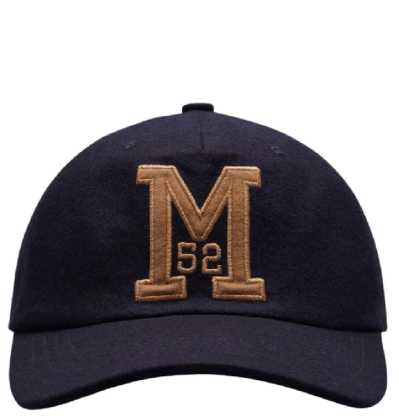 Mũ Nam Moncler Monogram Motif Baseball Cap 'Blue' 