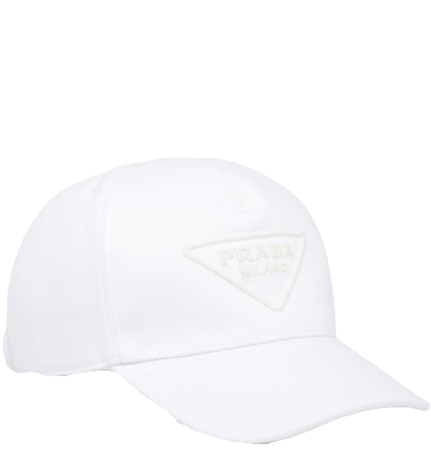 Mũ Nam Prada Denim Baseball Cap 'White' 2HC179-2FMB-F0009 – LUXITY