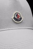  Mũ Nữ Moncler Logo Baseball Cap 'Snow White' 
