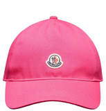  Mũ Nữ Moncler Logo Baseball Cap 'Fuchsia' 
