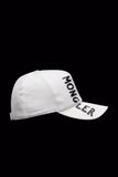  Mũ Nữ Moncler Logo Baseball Cap 'White' 