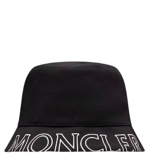  Mũ Nữ Moncler Logo Bucket Hat 'Black' 