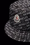  Mũ Nữ Moncler Logo Print Bucket Hat 'Black White' 