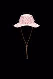  Mũ Nữ Moncler Logo Print Hat 'White Pink' 