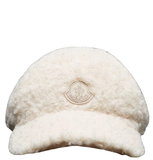  Mũ Nữ Moncler Metallic Baseball Cap 'White' 