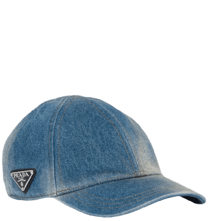 Mũ Nữ Prada Denim Baseball Cap 'Light Blue' 1HC274-12K1-F0V3N – LUXITY